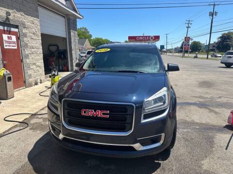 2016 GMC Acadia for sale at Motornation Auto Sales in Toledo OH