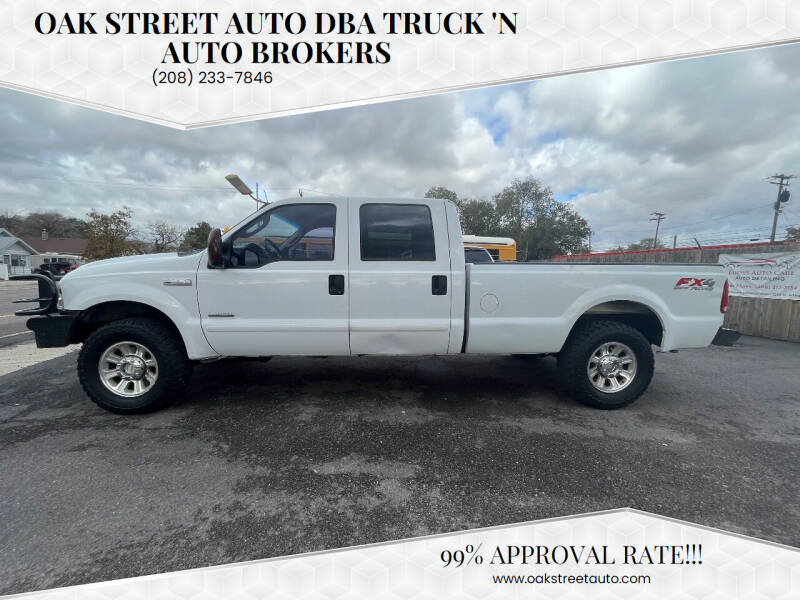 2005 Ford F-250 Super Duty for sale at Oak Street Auto DBA Truck 'N Auto Brokers in Pocatello ID