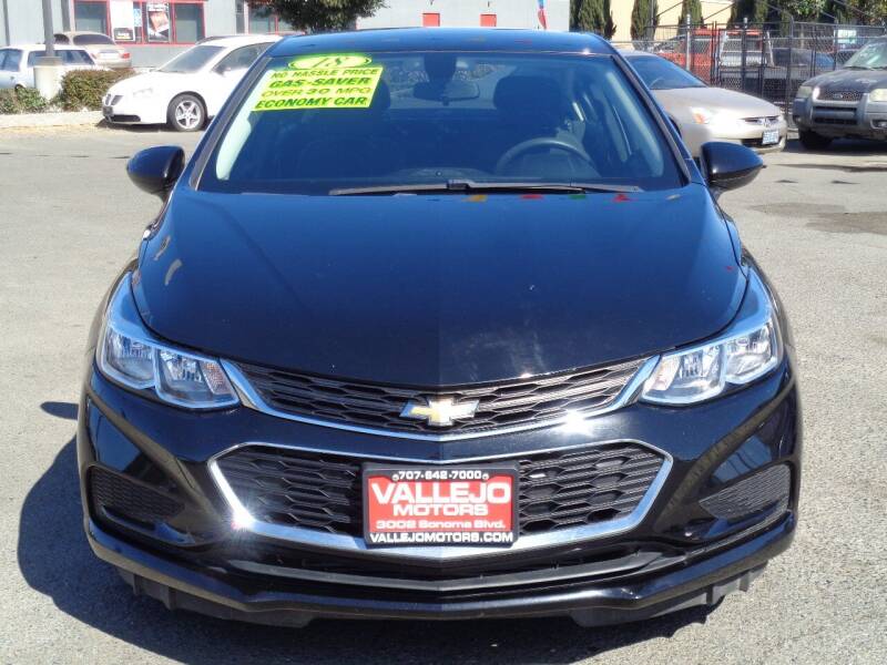 2018 Chevrolet Cruze for sale at Vallejo Motors in Vallejo CA