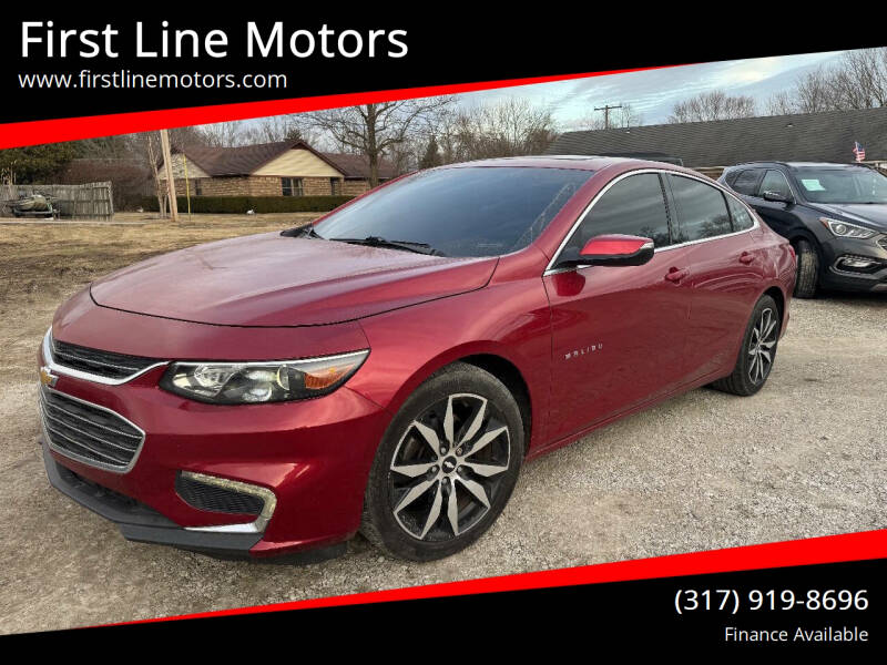 2016 Chevrolet Malibu for sale at First Line Motors in Jamestown IN