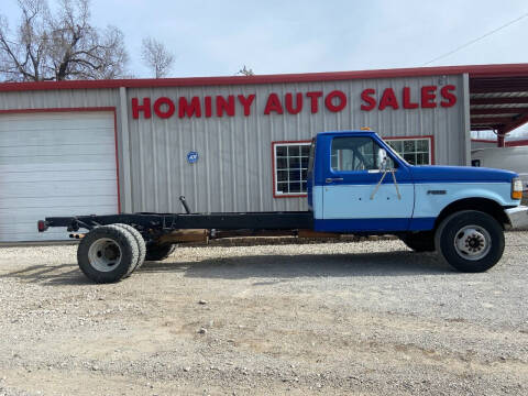 1997 Ford F-Super Duty for sale at HOMINY AUTO SALES in Hominy OK