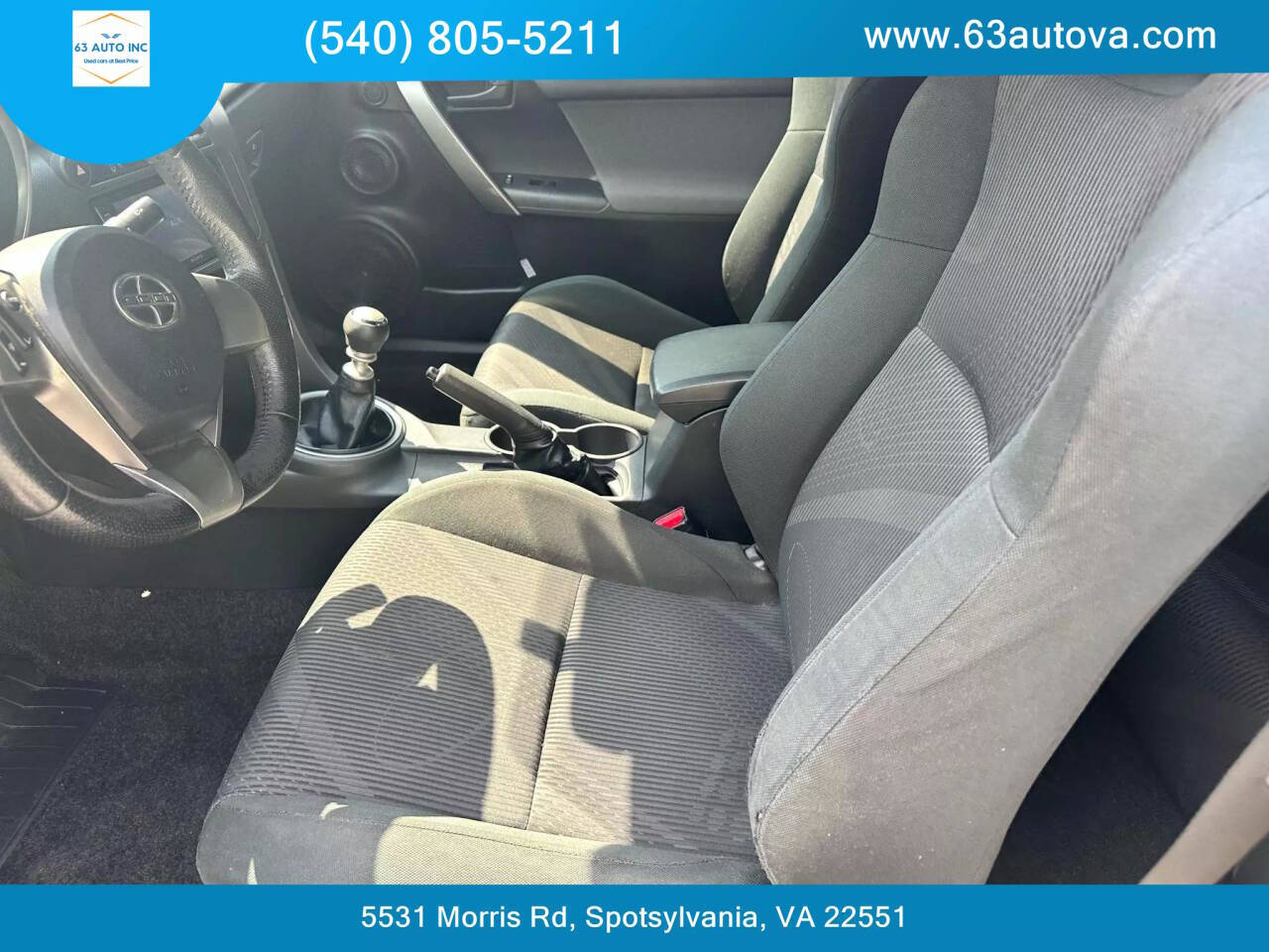 2012 Scion tC for sale at 63 Auto Inc in Spotsylvania, VA