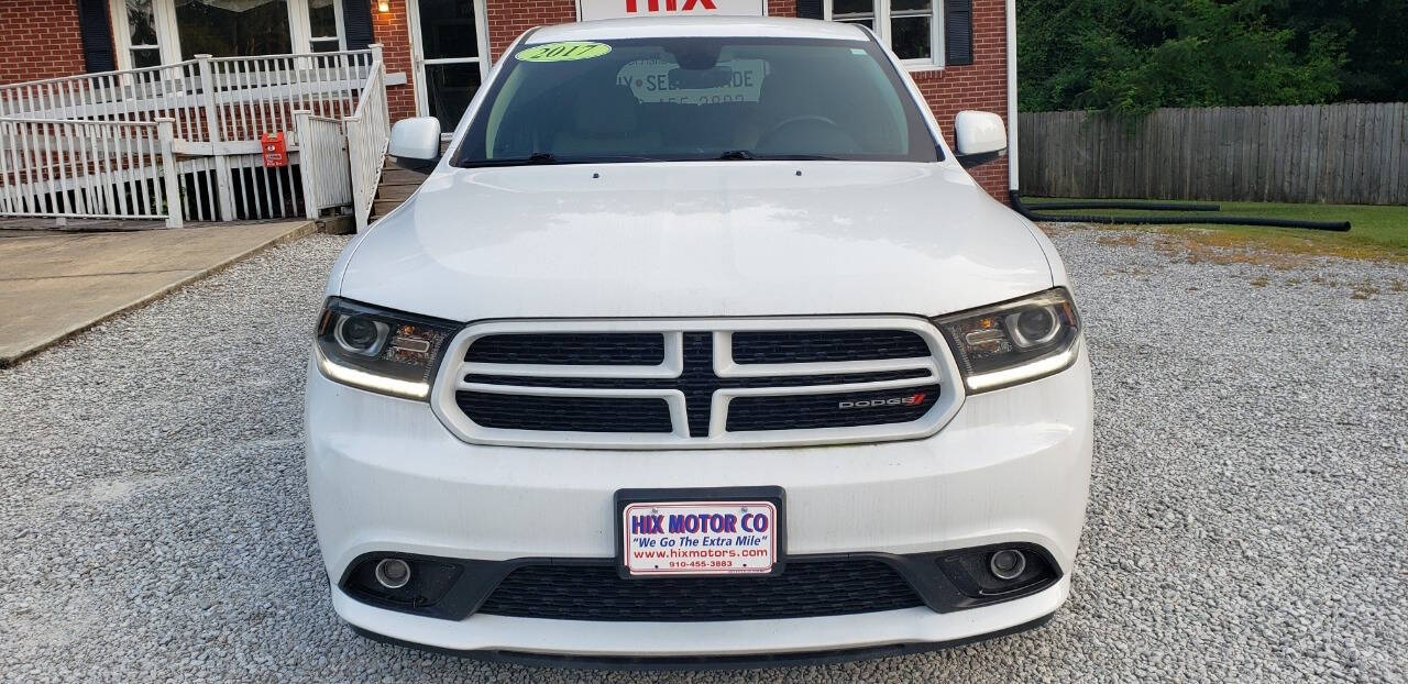 2017 Dodge Durango for sale at Hix Motor Co in Jacksonville, NC