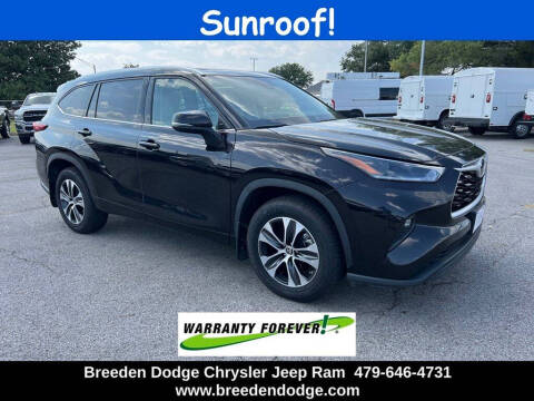 2021 Toyota Highlander for sale at Breeden Pre-Owned in Van Buren AR