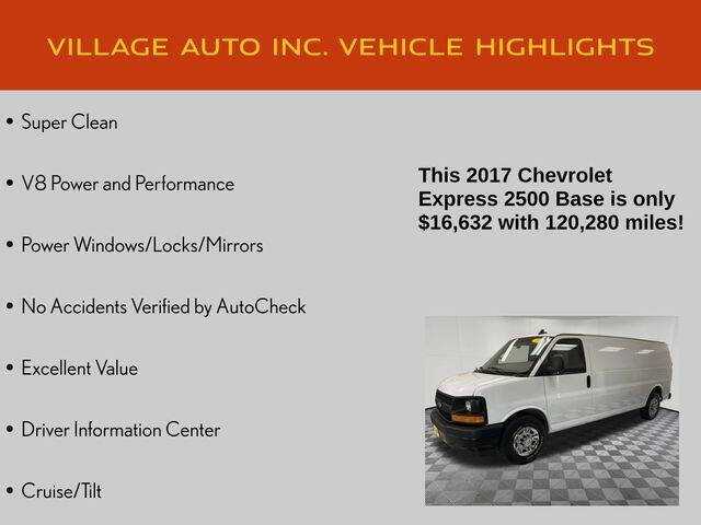 2017 Chevrolet Express 2500
