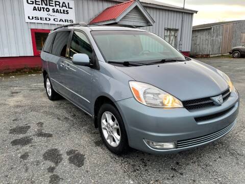 2004 Toyota Sienna for sale at General Auto Sales Inc in Claremont NH