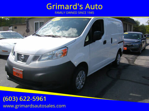 2017 Nissan NV200 for sale at Grimard's Auto in Hooksett NH