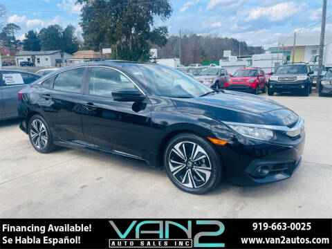 2018 Honda Civic for sale at Van 2 Auto Sales Inc in Siler City NC