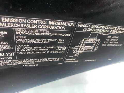 2005 Chrysler Crossfire SRT-6