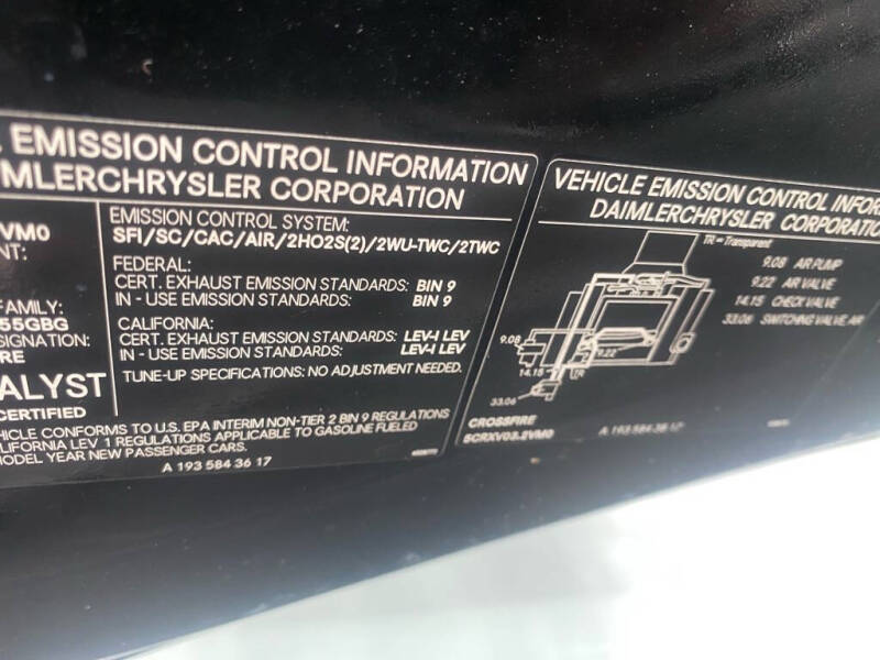 2005 Chrysler Crossfire SRT-6