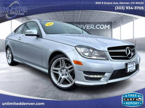 2014 Mercedes-Benz C-Class for sale at Unlimited Auto Sales in Denver CO