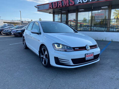 2015 Volkswagen Golf GTI for sale at Adams Auto Sales CA in Sacramento CA