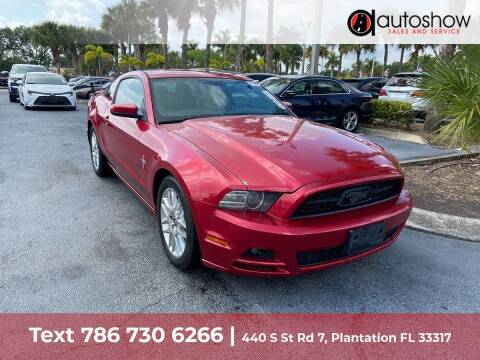 2013 Ford Mustang for sale at AUTOSHOW SALES & SERVICE in Plantation FL