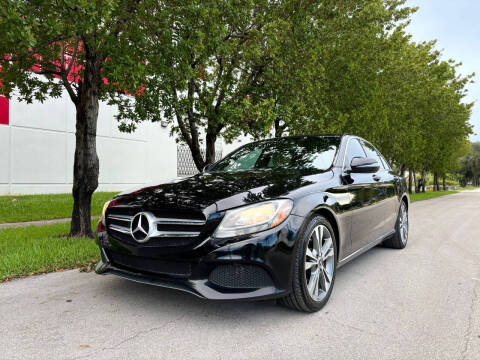 2018 Mercedes-Benz C-Class for sale at HIGH PERFORMANCE MOTORS in Hollywood FL