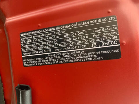 2023 Nissan Altima 2.5 SV