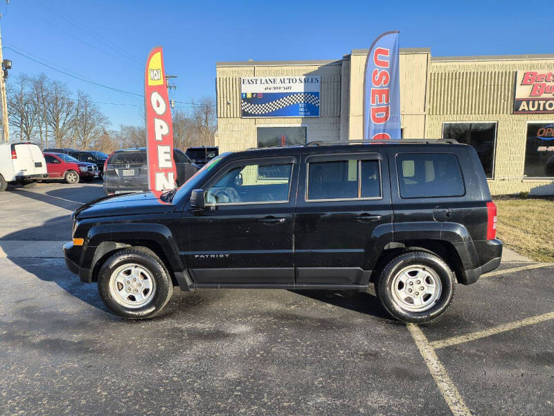 2014 Jeep Patriot for sale at Fast Lane Auto Sales in Union Grove WI