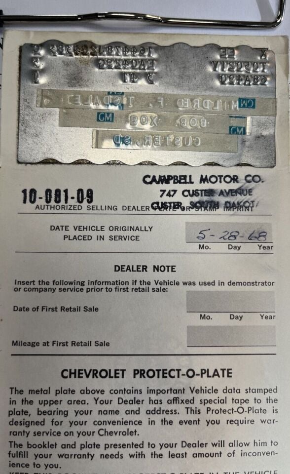 1968 Chevrolet Impala 229