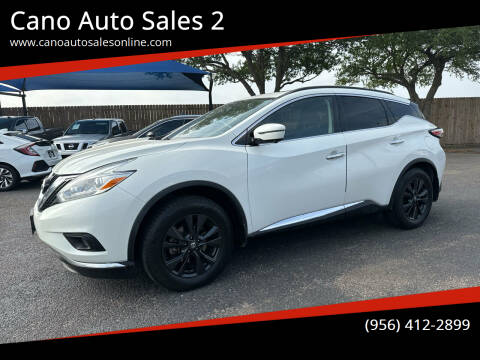 2017 Nissan Murano for sale at Cano Auto Sales 2 in Harlingen TX