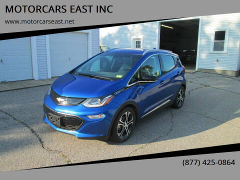 2020 Chevrolet Bolt EV for sale at MOTORCARS EAST INC in Derry NH