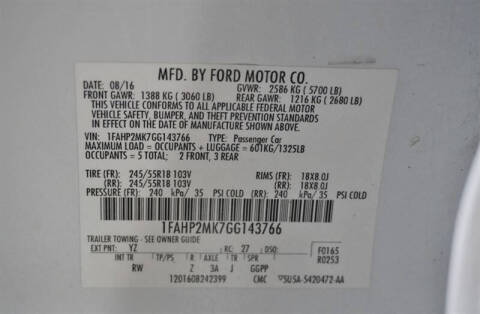 2016 Ford Taurus Police Interceptor