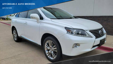 2015 Lexus RX 350 for sale at AFFORDABLE AUTO BROKERS in Keller TX
