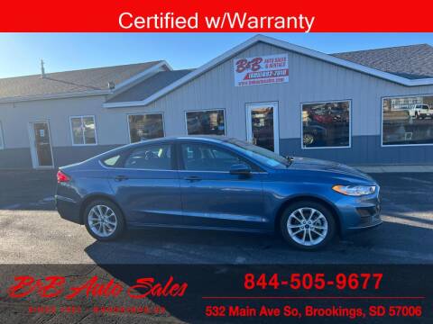 2019 Ford Fusion for sale at B & B Auto Sales in Brookings SD