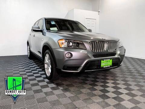 2013 BMW X3 for sale at Sunset Auto Wholesale in Tacoma WA