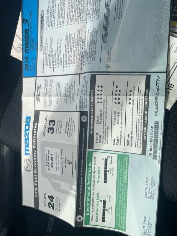 2010 Mazda MAZDA3 i Touring