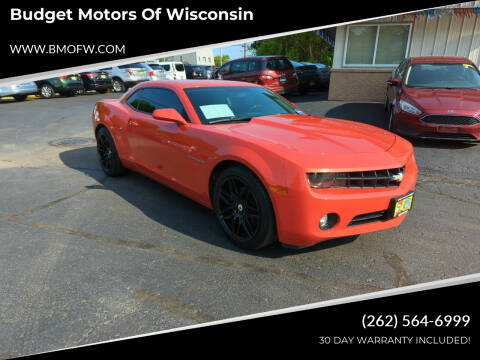2012 Chevrolet Camaro for sale at Budget Motors of Wisconsin in Racine WI