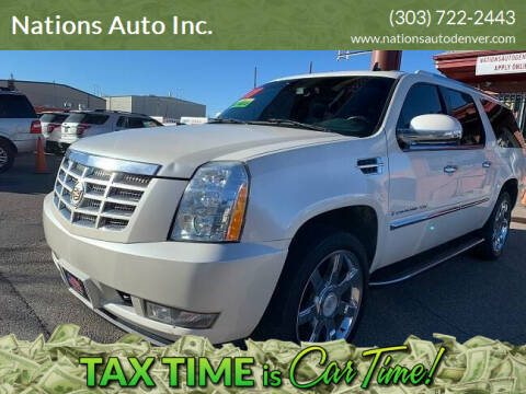 2007 Cadillac Escalade ESV for sale at Nations Auto Inc. in Denver CO