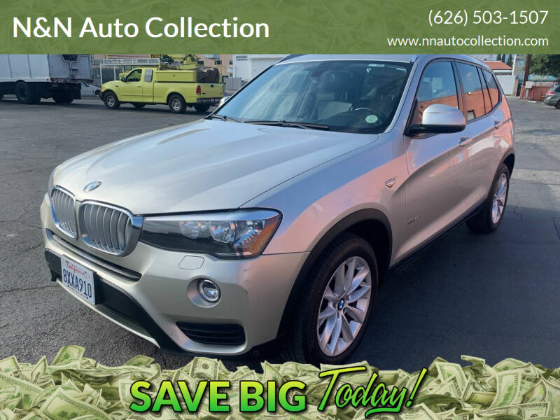 2015 BMW X3 for sale at n&n auto collection inc in Pasadena CA