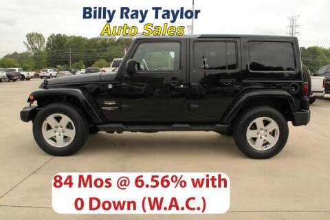 2011 Jeep Wrangler Unlimited for sale at Billy Ray Taylor Auto Sales in Cullman AL