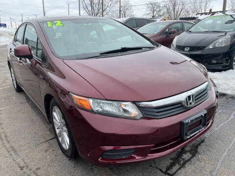 2012 Honda Civic for sale at OZ BROTHERS AUTO in Webster NY