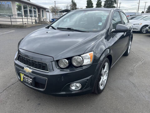 2015 Chevrolet Sonic for sale at WEST COAST CAR SALES in Salem OR
