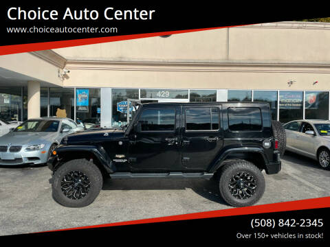 2015 Jeep Wrangler Unlimited for sale at Choice Auto Center in Shrewsbury MA