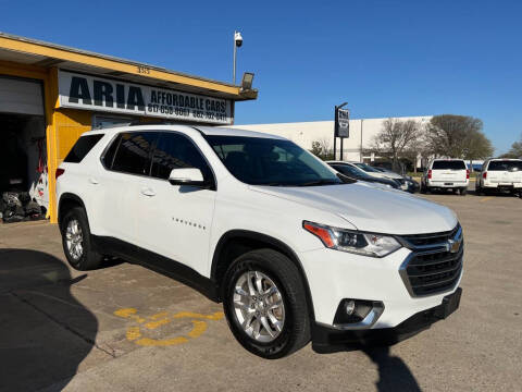 2018 Chevrolet Traverse for sale at Aria Affordable Cars LLC in Arlington TX