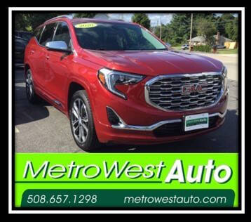 2020 GMC Terrain for sale at Metro West Auto in Bellingham MA