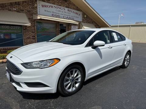 2017 Ford Fusion for sale at Browning's Reliable Cars & Trucks in Wichita Falls TX