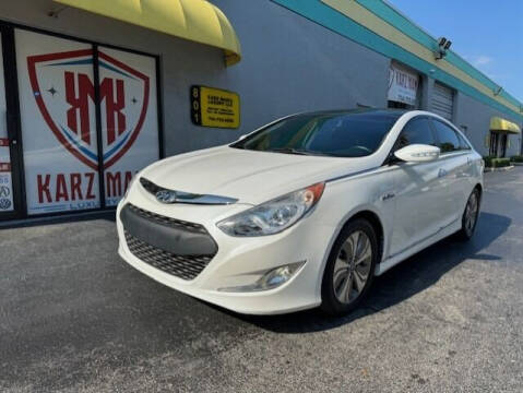 2015 Hyundai Sonata Hybrid for sale at Karz Mania in Davie FL