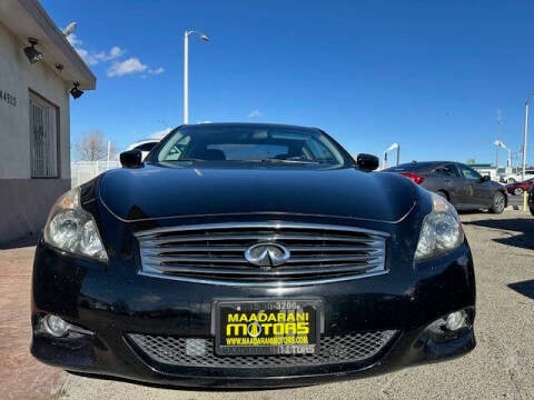 2011 Infiniti G37 Coupe for sale at MAADARANI MOTORS in Lancaster CA