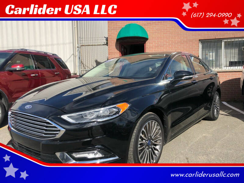 2018 Ford Fusion for sale at Carlider USA in Everett MA