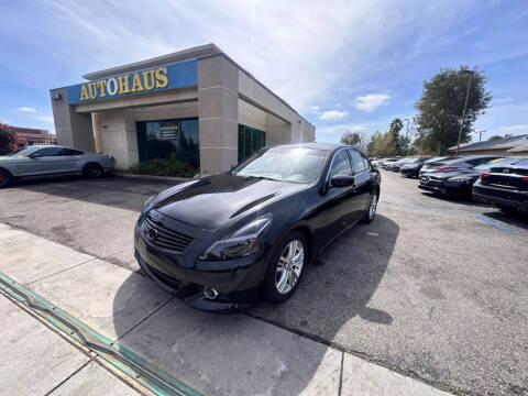 2013 Infiniti G37 Sedan for sale at AutoHaus in Loma Linda CA