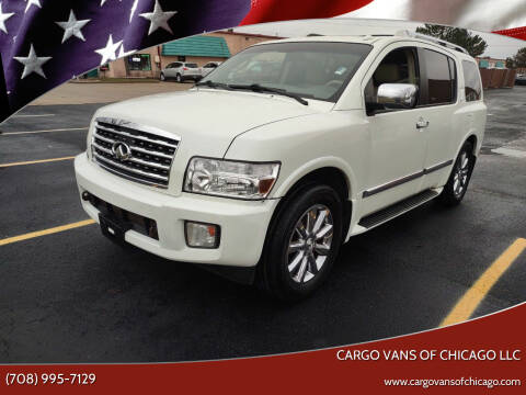 2008 Infiniti QX56 for sale at Cargo Vans of Chicago LLC in Bradley IL
