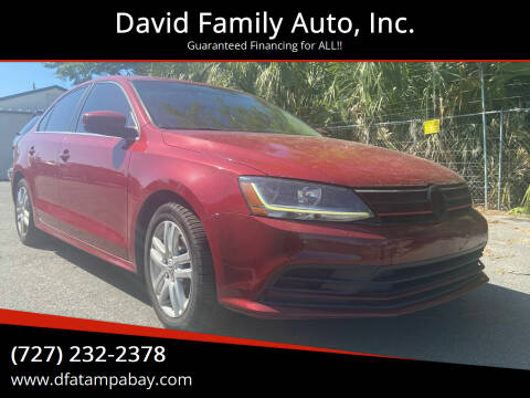 2017 Volkswagen Jetta for sale at David Family Auto, Inc. in New Port Richey FL