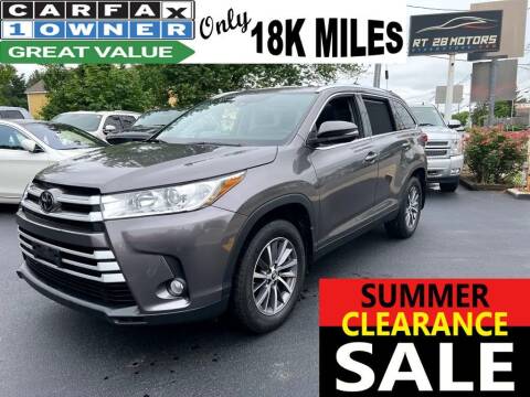 2019 Toyota Highlander for sale at RT28 Motors in North Reading MA