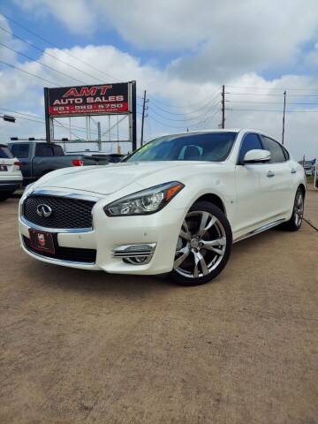 2018 Infiniti Q70L for sale at AMT AUTO SALES LLC in Houston TX