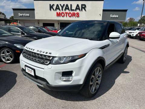 2014 Land Rover Range Rover Evoque for sale at KAYALAR MOTORS in Houston TX