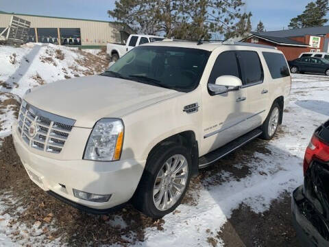 2012 Cadillac Escalade ESV for sale at Four Boys Motorsports in Wadena MN