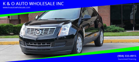 2013 Cadillac SRX for sale at K & O AUTO WHOLESALE INC in Jacksonville FL