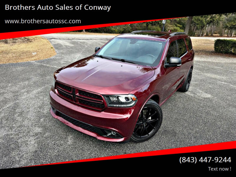 2017 Dodge Durango for sale at Brothers Auto Sales of Conway in Conway SC